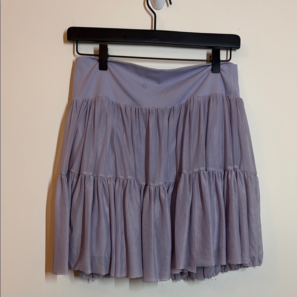 Blogilaties Lilac Tiered Mesh Skort - Picture 3 of 4